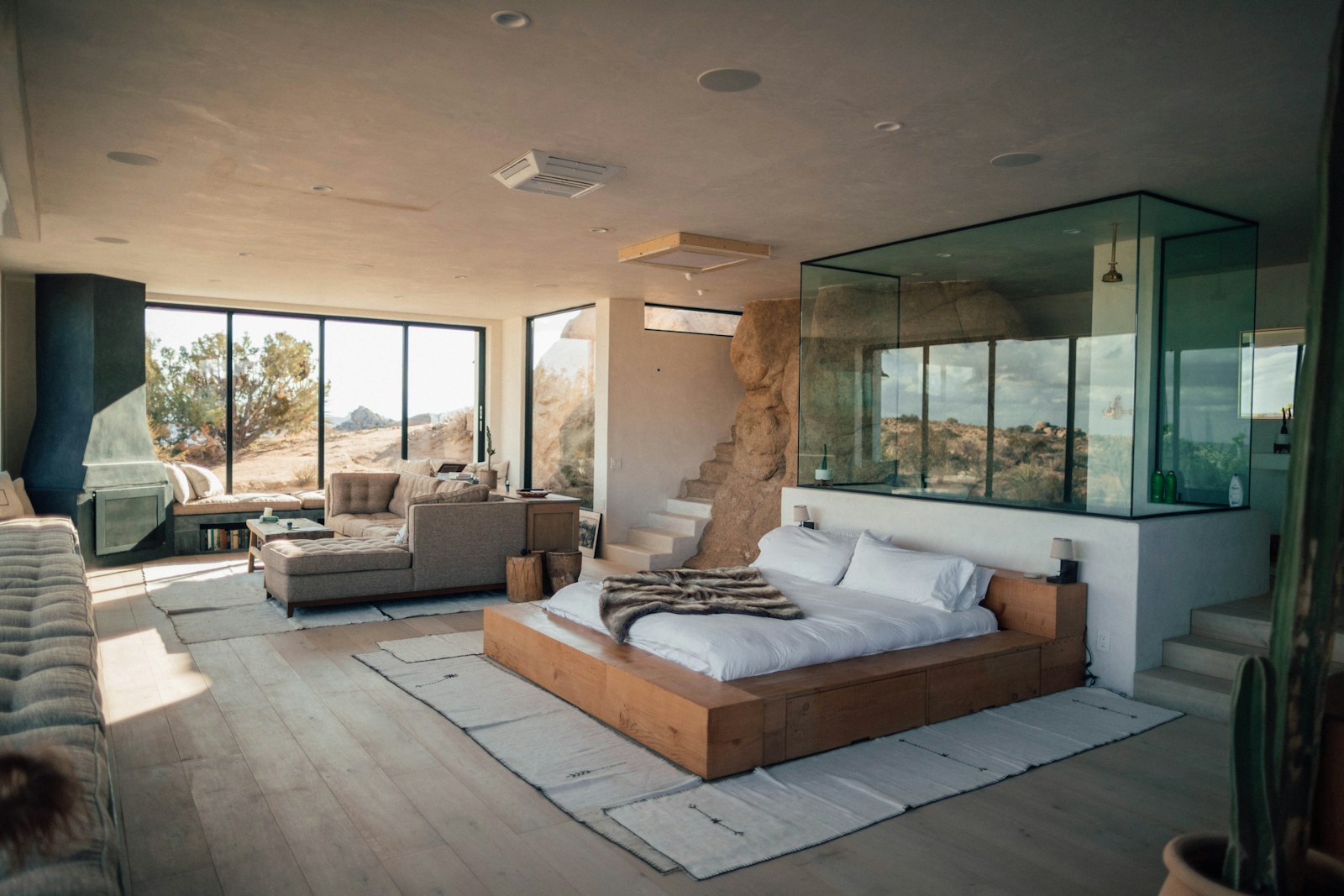 Master suite cama interior blanca